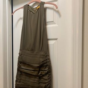 olive green alice and olivia dress